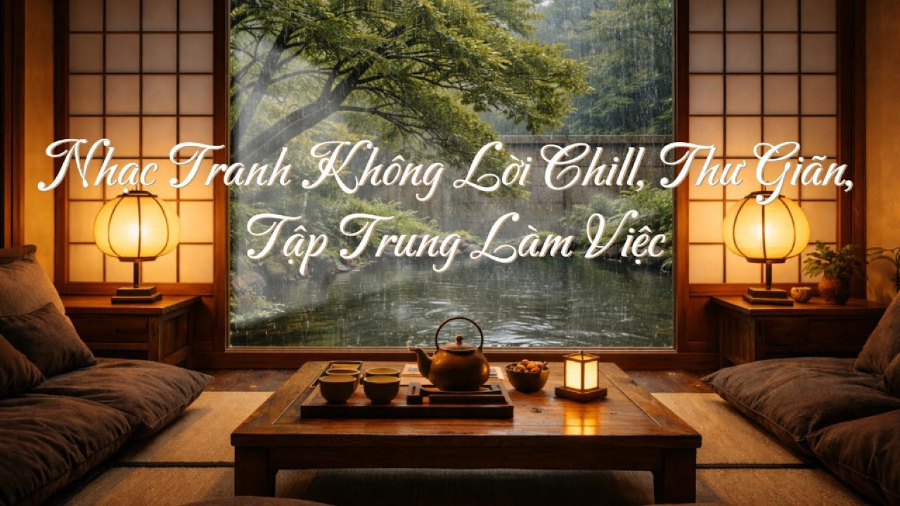 Nhạc Đàn Tranh Lofi Chill Không Lời Thư Giãn Nhẹ Nhàng 🌿 | Nghe Khi Làm Việc, Học Tập, Ngủ Ngon
