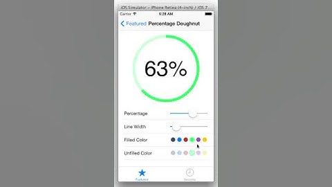 MyAppControls - iOS Circular Progress Bar