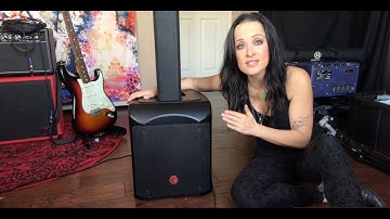 Diana Rein walks through the inputs & options on the Harbinger MLS900 Personal Line Array