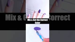 Nail Art Hacks: How To Mix Nail Paint Colors Like A Pro #shorts