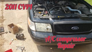 2011 CVPI a/c compressor replacement