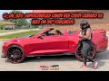 @CJ_ON_ 32s SUPERCHARGED CANDY RED CHEVY CAMARO SS VERT ON 26” FORGIATOS