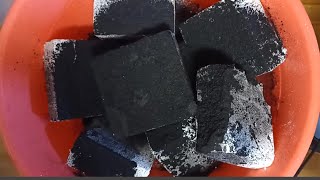 fresh gym chalk with black powder #freshgymchalk #asmer #gymchalkasmr #satisfying