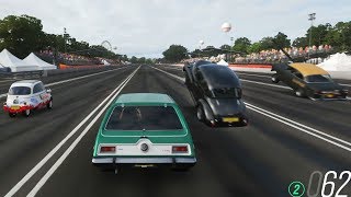 Forza Horizon 4 | AMC Gremlin 1973 Swap V12 Twin-Turbo Sleeper Drag Racing Setup + 423 KM/h