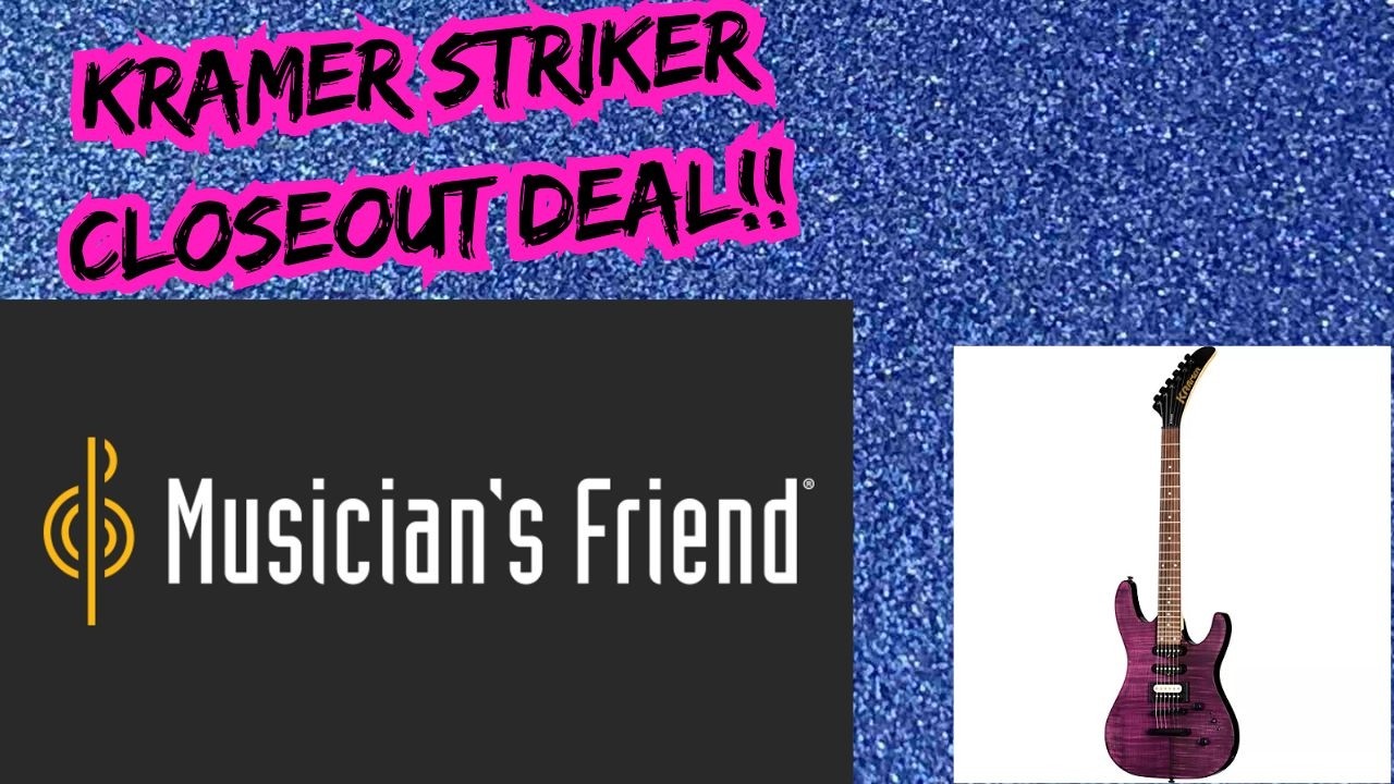 Kramer Striker HSS Closeout Deal At Musician's Friend!- Won't Last