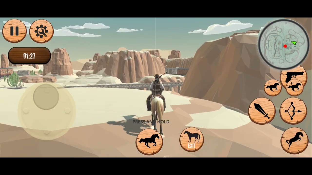 Western horse simulator GAMEPLAY WALKTHROUGH