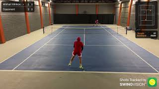 Misha vs Dima (NTRP 2.8) at Batumi Airport - full match (03.02.2026) screenshot 4