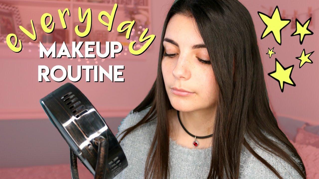 my very honest everyday makeup routine (high school senior) - YouTube