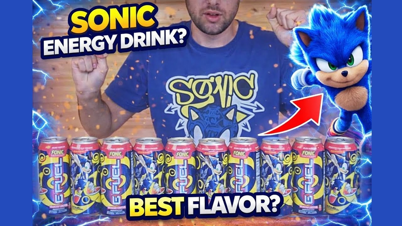 Sonic GFUEL Challenge: 12 Cans