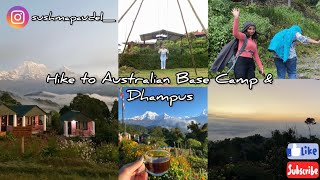 Pokhara To Australian Base Camp | Dhampus | Sushma Paudel |
