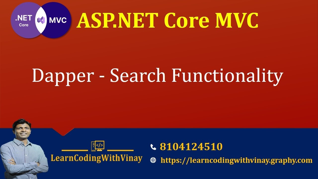 ASP.NET Core MVC Employee Search using Dapper | Stored Procedure ...