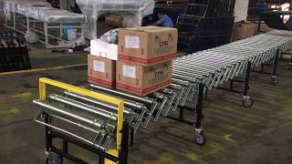 Heavy Duty Flexible Powered Roller Conveyor,Motorized Roller Conveyor