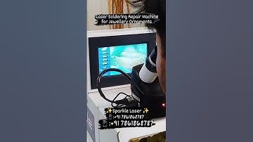 Gold and Silver Jewellery Ornaments Repairing Laser Soldering Machine #solderingmachine