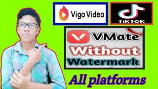 how to download tiktok video without watermark 2020 | download vigo and vmate video without watermar screenshot 5