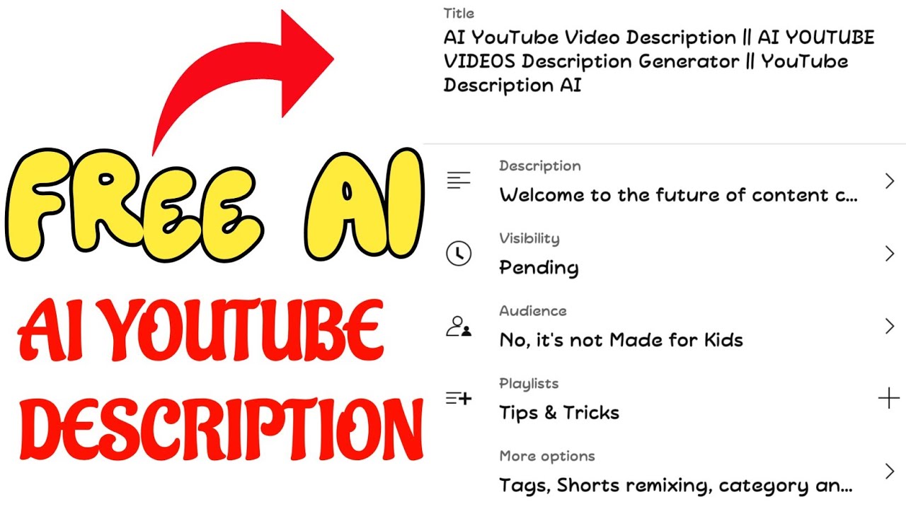 How to Write Engaging YouTube Descriptions Using AI Technology - YouTube