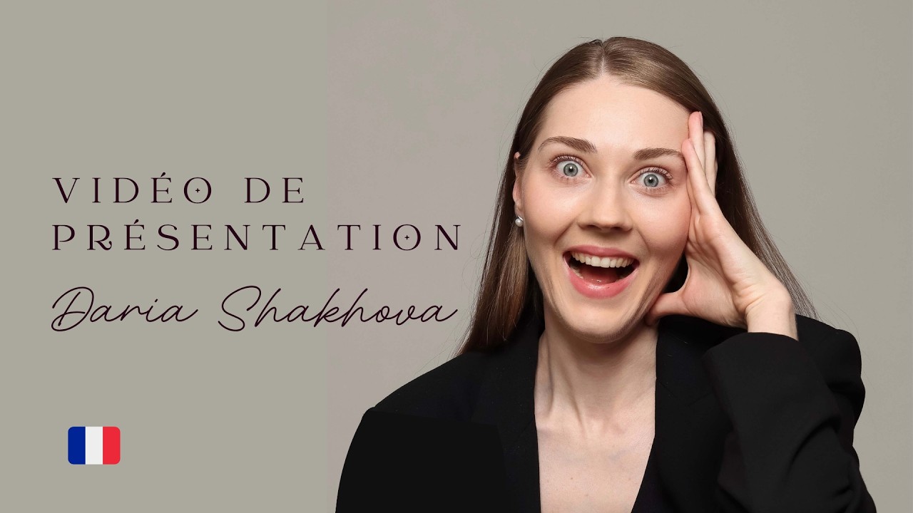 Vidéo présentation comédienne - Daria SHAKHOVA