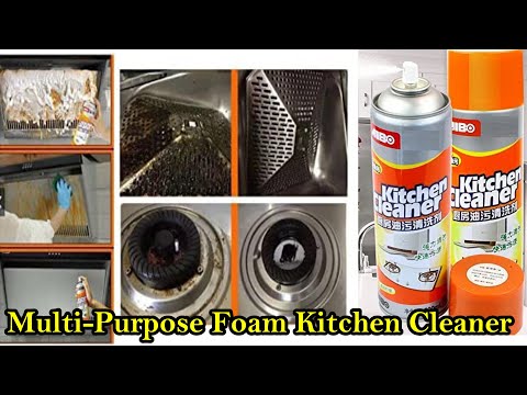 Multi-Purpose Foam Cleaner Kitchen Cleaner Spray Grease Stain  Remover/Removes Unwanted Stains 