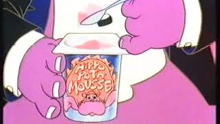 Chambourcy Hippopotamousse Come On Dive In advert 1986 screenshot 4