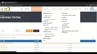How to check the certified testers list in Indian Testing Board | ISTQB Foundation CertificationV4.0 screenshot 2