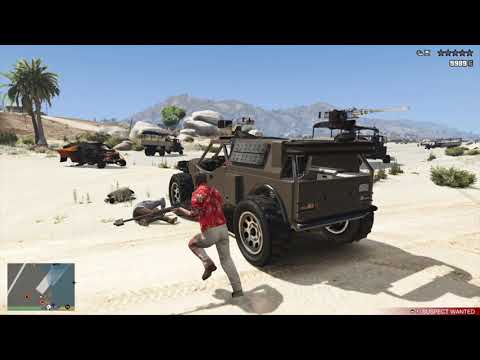 GTA 5 - Sandy Shores Airfield Rampage + Six Star Escape