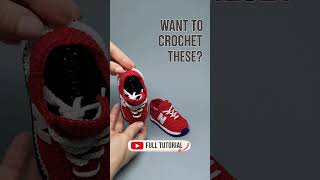 These Crochet Baby Sneakers Look Almost Real! 👟