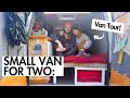 FORD TRANSIT CONNECT FOR TWO VAN TOUR | Micro Camper Van conversion, small budget van for van life!