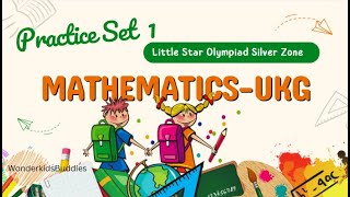 UKG Maths Practice Set 1 | Little Star Olympiad | Playful Quiz for Kids