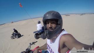 PISMO BEACH  SAND DUNES AND GOONS FALLING OFF THE ATV'S