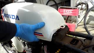 メルカリで買ったCB50JXのレストア！　＃41　【パワーフィルター装着・他】