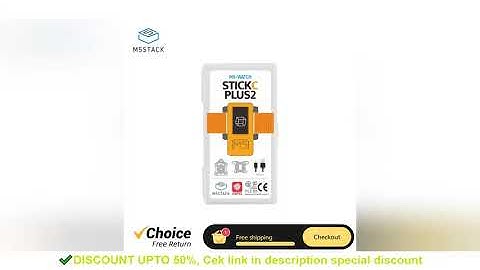 M5Stack M5StickC PLUS2 ESP32-PICO Mini IoT Development Kit IR and WiFi 1.14-inch TFTScreen IoT Contr