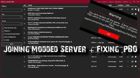 How To Join a Modded Server + Fix .PBO Error In DayZ Standalone!! (2020)