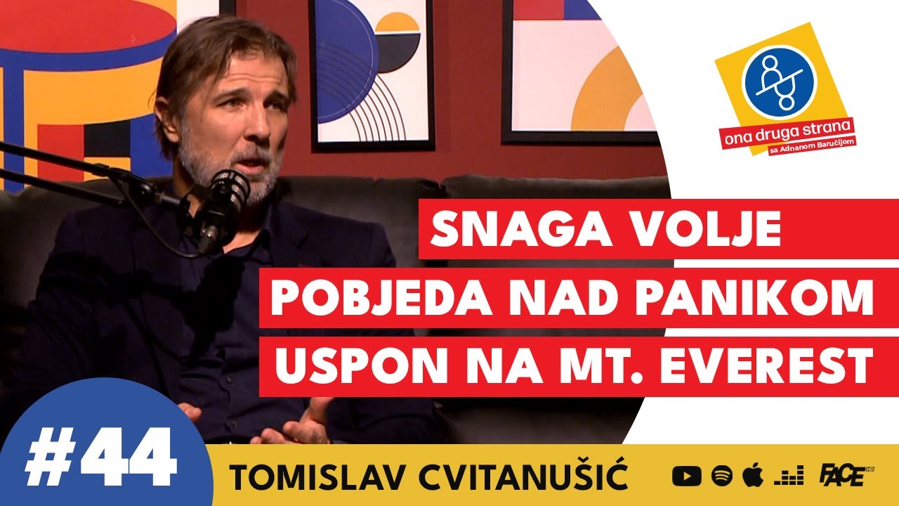 Tomislav Cvitanušić: Kako ne dozvoliti strahu da vas paralizuje | Ona druga strana 44