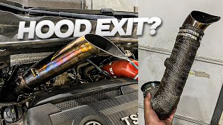 F Gti Making A Hood Exit From Just A Downpipe