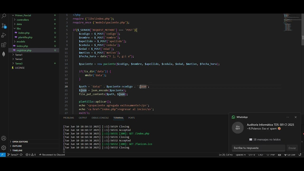 review del primer parcial php - YouTube