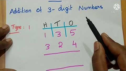 addition of 3 digit numbers without carry|simple addition|maths tution in tamil