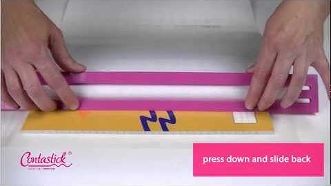 Contastick - The easy way to cover a book in contact (bubble free | stress free)