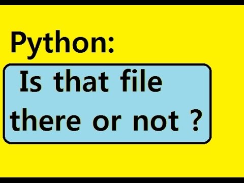 Python: Test if file is there, open, print it out