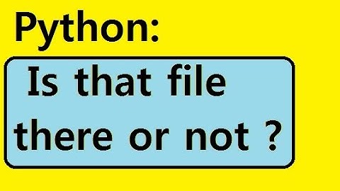 Python: Test if file is there, open, print it out