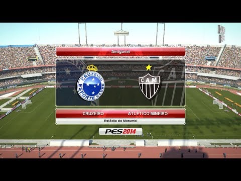 PES 2014 - GAMEPLAY CRUZEIRO X ATLÉTICO MINEIRO - NARRAÇÃO 