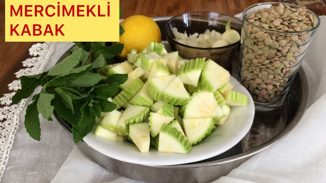 Mercimekli Kabak  Nasıl Yapılır / Kabak Yemekleri / Pratik Yemek Tarifleri