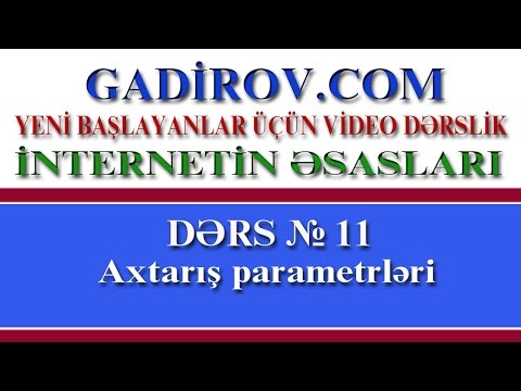 Video: Axtarış Motorları Hansılardır