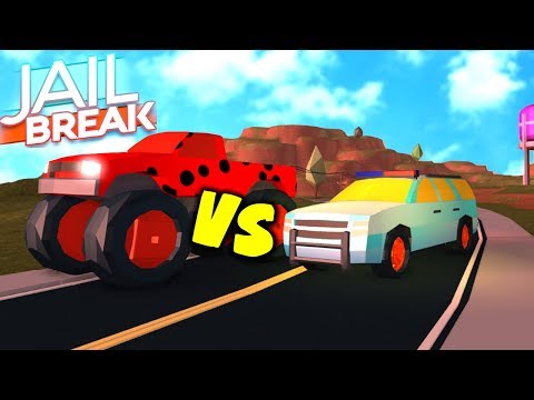 New Suv Vs Monster Truck Race In Jailbreak Youtube - ant roblox jailbreak racing