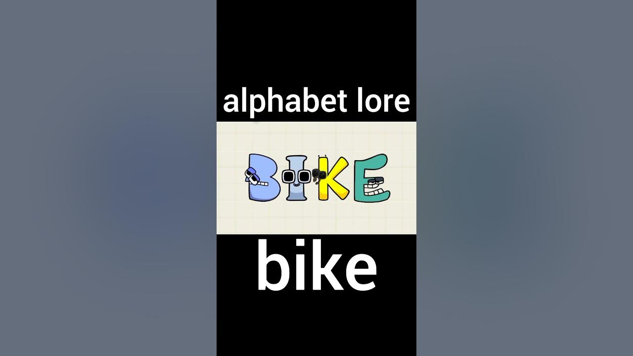 alphabet lore bike #alphabetlore #abcdefghijklmnopqrstuvwxyz #bike