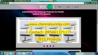 Authenticated Key Exchange Protocols for Parallel Network File Systems