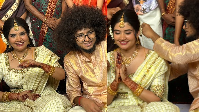 മുടിയൻ താലികെട്ടിയപ്പോൾ കണ്ണുനിറഞ്ഞു ഐശ്വര്യ ഉണ്ണി! 😍❤️ Uppum Mulakum  Rishi Aishwarya Wedding Bigbos