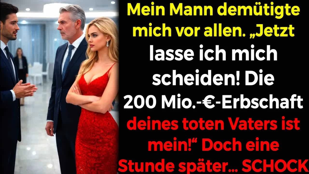 Geschieden! Dein Vater ist tot – Sein 200 Mio  Erbe ist Jetzt meins!💰 Aber   👑