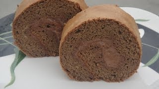How to Make Chocolate Swiss Roll Cake Recipe- 朱古力瑞士卷