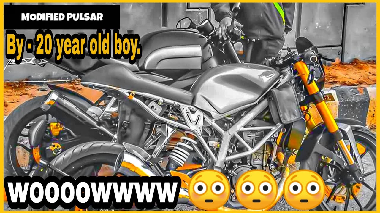 TOP MODIFIED BAJAJ PULSAR 200 NS || BEST EVER MODIFIED BAJAJ PULSAR 200 NS || MUST WATCH || Motomate