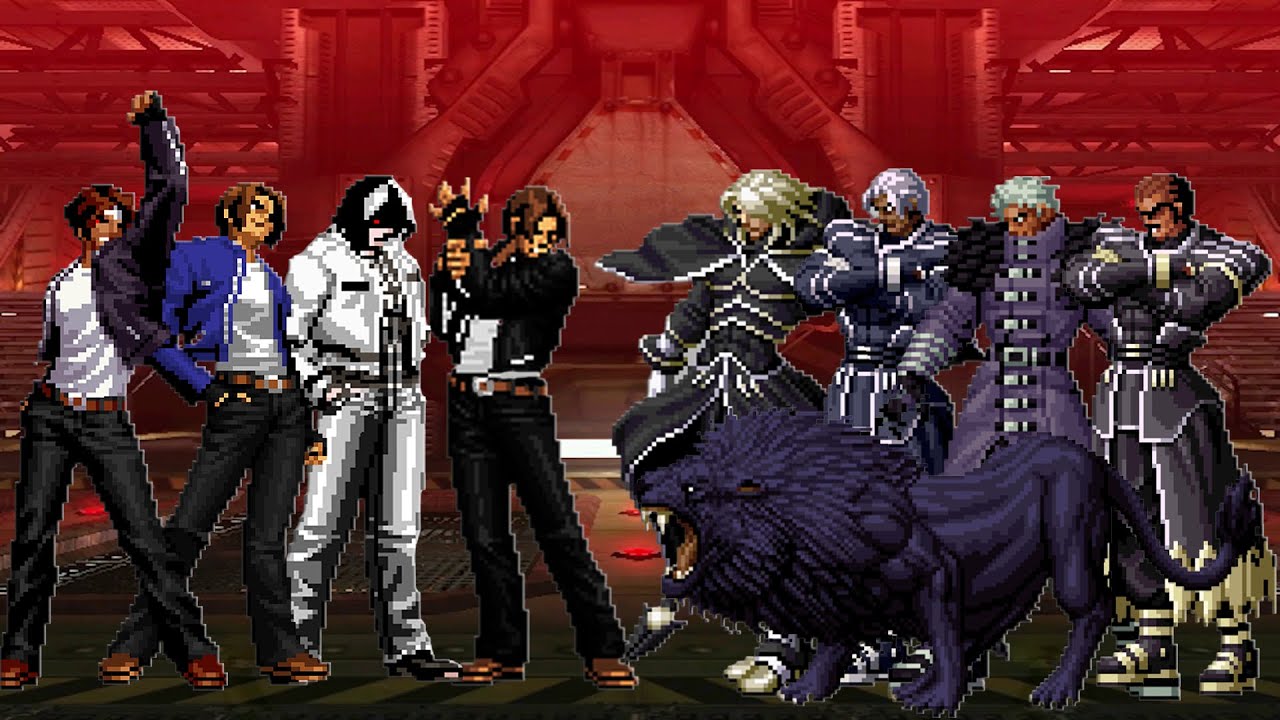 [KOF Mugen] Kyo Kusanagi Team vs NESTS Team