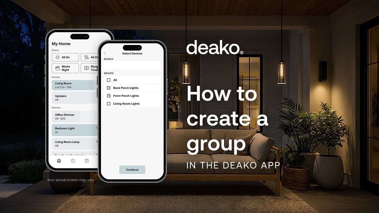 How to create a Group in the Deako App